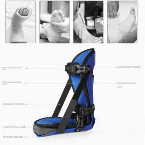 <span class=keywords><strong>Botas</strong></span> <span class=keywords><strong>Ortopédicas</strong></span> de Soporte para Pie y Tobillo para Hombre HuiLing, Férula Nocturna Económica para Protección contra Fracturas y Esguinces al Caminar - Product Image 4