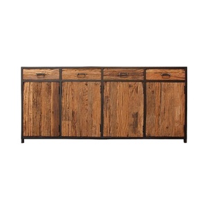Gabinete de almacenamiento de madera multiusos para sala de estar con construcción duradera y atractivo tradicional Muebles de sala de estar - Product Image 1