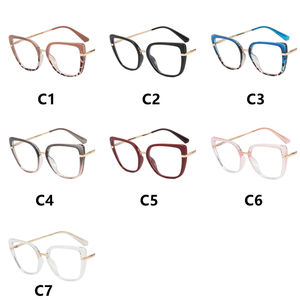 El Marco <span class=keywords><strong>de</strong></span> las <span class=keywords><strong>gafas</strong></span> <span class=keywords><strong>de</strong></span> las mujeres <span class=keywords><strong>de</strong></span> la nueva tendencia está hecho <span class=keywords><strong>de</strong></span> aleación <span class=keywords><strong>de</strong></span> gran tamaño multicolor <span class=keywords><strong>de</strong></span> luz azul TR90 2025 - Product Image 5