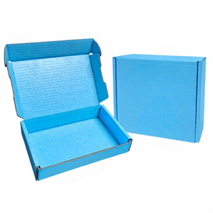 Wholesale <b>Clear</b> Blue airplane <b>boxes</b> Multiple sizes available Customizable size logo Thick corrugated paper In stock - Product Image 1