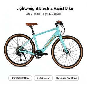 Bicicletta <span class=keywords><strong>Elettrica</strong></span> da Città <span class=keywords><strong>28</strong></span> Pollici con Batteria al Litio 36V 10Ah, Sensore di Coppia, Cambio Shimano a 9 Velocità, Telaio in Fibra di Carbonio, Autonomia 50-60km - Product Image 1