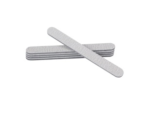Private Label White/ zebra Manicure Nail File Sandpaper Emery Board for Nail Salon