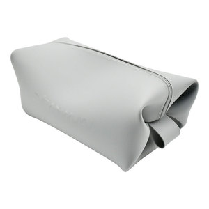 Pochette de maquillage en silicone résistante à l'eau, trousse de toilette de voyage, organiseur de cosmétiques avec fermeture éclair pour femmes, gym, plage, voyages d'affaires - Product Image 6