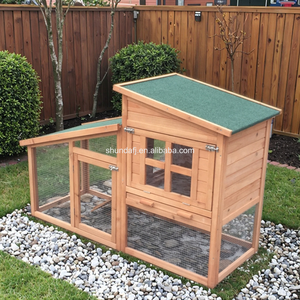 SDR029 Eco-Friendly Classic Wooden Rabbit Hutch for All Seasons Outdoor <b>Pet</b> House - Product Image 5