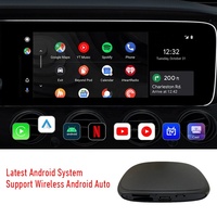 Adaptador Inalámbrico Android 13 Auto & CarPlay Box AI Smart Netflix YouTube, Mirror Link para Teléfono, GPS, Mapa, IPTV, 3G/4G, Portátil