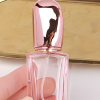 Nouveau Flacon de Parfum Carré en Verre 30ML avec Pompe Vaporisateur, Rechargeable, Premium, pour Voyage, Sérigraphié LH-JS92503