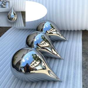 304 in acciaio inox ciondolo goccia <span class=keywords><strong>d</strong></span>'acqua in metallo prodotto artigianale - Product Image 3