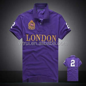 En kaliteli % 100% pamuk özel nakış Logo erkekler Polo Ralphes t-shirt Casual marka şehir Polos Laurenes Tops erkek Polo gömlekler - Product Image 4