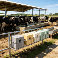 Grand stock de blocs de sel minéral pour animaux, supplément nutritionnel pour le bétail d'élevage en pâturage