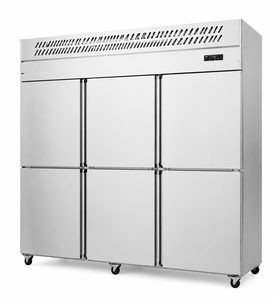 Refrigerador Comercial de 6 Puertas para Cocina - Refrigerador de Acero Inoxidable de Primera Calidad con Puerta Sólida, Bajo Nivel de Ruido y Diseño Fácil de Limpiar - Product Image 6