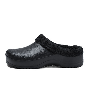 Zapatos cómodos sin cordones para hombre con suela gruesa de algodón antideslizante y felpa. Venta al por mayor de fábrica de calzado informal antideslizante y versátil. - Product Image 1