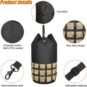 Échantillon gratuit Derby Originals Easy Feeder Sac à foin pour chevaux avec super fond et 1 an de garantie - Product Image 2