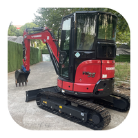 Mini-excavatrice d'occasion, engins de terrassement Yanmar, tracteur Yanmar Vio50 Vio55 Vio40 Vio30 Vio35 Vio17, prix bas