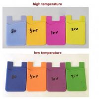 Porte-cartes en silicone pour téléphone portable, autocollant pour carte de crédit, porte-carte d'identité pour téléphone mobile