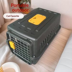 Sac de <span class=keywords><strong>transport</strong></span> pour animaux de compagnie, cage pour <span class=keywords><strong>chat</strong></span> et chien, portable, <span class=keywords><strong>transport</strong></span> d'animaux de compagnie, matériau PP, résistant à la compression, ventilé, valise à roulettes pour <span class=keywords><strong>avion</strong></span> - Product Image 2