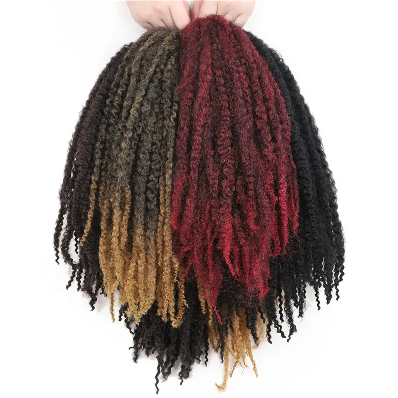 Laiya Braid Hair 18 Inch Synthetic Fiber Marley Afro Kinky Braid Twist Hair Marley Hair