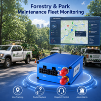 Traceur GPS 4G pour véhicule avec alarmes SOS, de survitesse et de coupure de courant, indice IP54, température de fonctionnement de -45 à 85°C