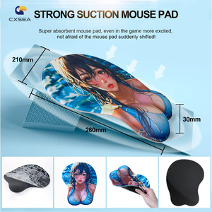 Tấm lót chuột hình mông 3D gợi cảm, tự sướng, kiểu hoạt hình, có sẵn trong kho - Product Image 4