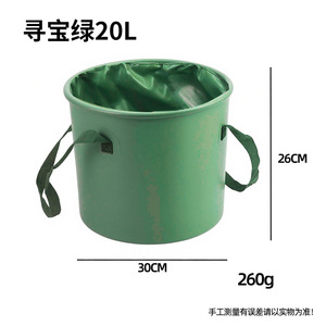 Cubo de Agua Personalizado de 5L, Verde, Plegable, Impermeable, Equipo de Supervivencia para Exteriores - Product Image 3