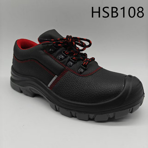 Chaussures de travail minières populaires en acier HY, Kenya, avec embout de protection, prix d'usine, anti-perforation, nouveau style, bottes de sécurité noires HSB107 - Product Image 6