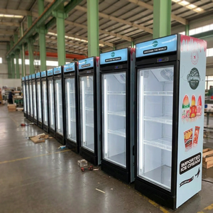 Congélateur commercial à porte simple pour boissons, équipement de réfrigération à refroidissement par air pour les magasins de proximité - Product Image 1