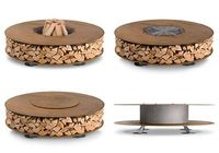 Table de foyer extérieure robuste |   Grande pièce maîtresse de réception pour patio