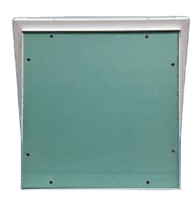 Plaque d'accès en alliage d'aluminium pour plafond, étanche et insonorisée, avec système de verrouillage à pression pour trappe de visite