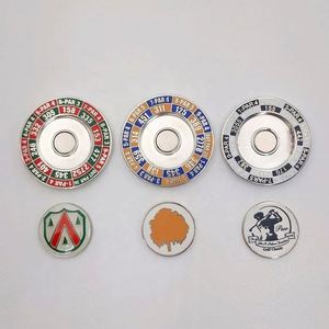 Magnetic Zinc Alloy 40Mm 3D Coin Design Ball Marker With Custom Logo for Golf Clubs - Product Image 4