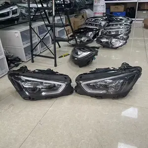 Pour mercedes-benz <span class=keywords><strong>AMG</strong></span> GT lentille de phare 2020 -2023 phare d'origine GTC GTR <span class=keywords><strong>GTS</strong></span> GT63 GT43 53 C290 X290 290 lumière LED géométrique - Product Image 4