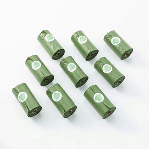 Sacs à déjections canines biodégradables à livraison rapide, rouleaux de recharges pour chiens, anti-fuites, extra épais, parfum lavande - Product Image 1