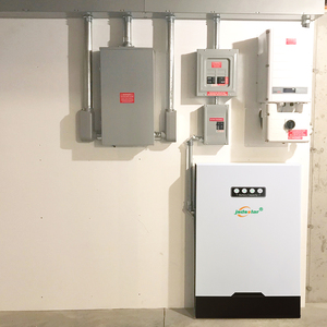 แบตเตอรี่ลิเธียมแบบกริดพลังงานแสงอาทิตย์ระบบไฮบริด5KW 15KW 10KW พร้อมค่า MPPT สำหรับใช้ในบ้าน - Product Image 4