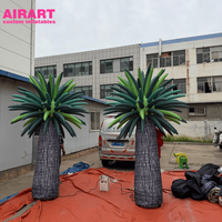 Statue gonflable en forme de cocotier pour hôtel à Hawaï, palmier gonflable pour la décoration d'événements sur le thème des vacances