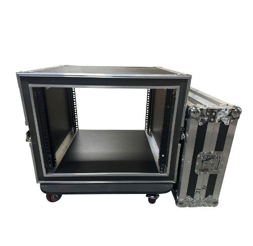 8U Flight Case Rack - Professional Equipment Protection Rack for Stage Audio/Lighting/Instrument Transport & Storage