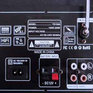 Haut-parleur double 15 pouces TS15A9 100W, grande qualité TWS, nouvelle arrivée, avec adaptateur double microphone sans fil IFeiGift - Product Image 3