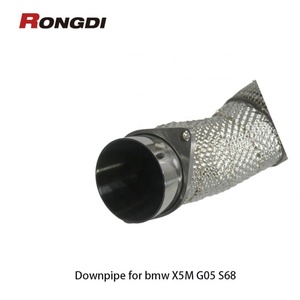 Tubo de Escape de Acero Inoxidable 304 con Protección Térmica para BMW X5M G05 S68 4.4T 2025, Piezas de Escape para Automóviles - Product Image 5