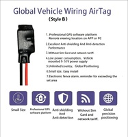 Mini Smart AirTags Localisateur GPS Mon Traceur Moto Véhicule Suivi iOS Android Air Tag Sans Carte SIM pour Moto Voiture