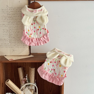 JM-yeni <span class=keywords><strong>Pet</strong></span> polar ev giysileri karikatür tavşanlar ile eklenebilir - Product Image 4