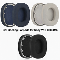 Coussinets de remplacement pour Sony WH-1000XM6 en gel rafraîchissant, tissu soyeux, mousse à mémoire de forme, respirants, résistants à la transpiration, vente en gros