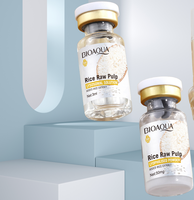 Ensemble de soins de la peau en gros d'usine hydratant réparateur lissage soin du visage pulpe de riz blanchissant réparation ensemble de poudre lyophilisée