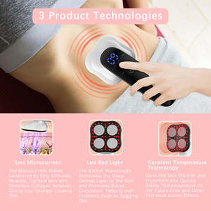 Máquina de belleza inalámbrica 4 en 1 para masaje de grasa, eliminación de estrías, adelgazamiento y reducción de abdomen, muslos, caderas y piernas, para modelar el cuerpo. - Product Image 3