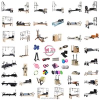 MJD Reformer de Pilates pliable en bois d'érable, durable, écologique, réglable, portable, équipement de gym commercial pour le corps