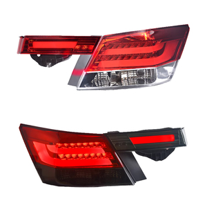 Conjunto de Luces Traseras YU GUANG para <span class=keywords><strong>Honda</strong></span> <span class=keywords><strong>Accord</strong></span> 8ª Gen <span class=keywords><strong>2008</strong></span> 2013, Mejora de Lámpara Trasera LED con Señal de Giro DRL - Product Image 1