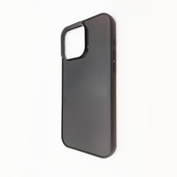 Coque de téléphone personnalisée noire de haute qualité pour iPhone, avec bord circulaire et coque noire cannelée, pour la chaîne d'approvisionnement mondiale