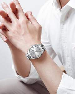 <span class=keywords><strong>CIVO</strong></span> นาฬิกาข้อมือผู้ชายสแตนเลส 3BAR กันน้ำควอตซ์อนาล็อก 41 มม. หน้าปัดปุ่มกดเข็มกลัดแฟชั่นสไตล์สปอร์ต - Product Image 3