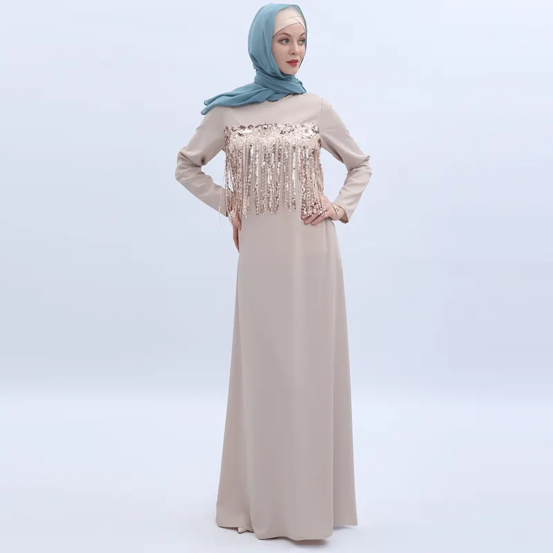 Dame Maxi Islamitische Moslim Kaftan Abaya Vrouwen Lange Moslim Jurk Islamitische Vrouwen Kleding