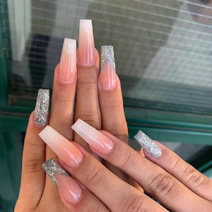 <span class=keywords><strong>Uñas</strong></span> postizas 3d de acrílico, diseño de lujo, <span class=keywords><strong>Rosa</strong></span> ostentoso, alta calidad, personalizado, con diamantes de imitación y caja, venta al por mayor, <span class=keywords><strong>2022</strong></span> - Product Image 2