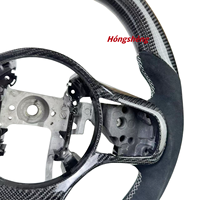 Volante de fibra de carbono personalizado con cuero Alcantara diseñado para Mitsubishi EVO 10th Generation Lancer Evolution