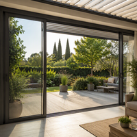 Ventana Corredera de Aleación de Aluminio con Doble Vidrio Templado, Diseño de Pantalla a Medida para Ventilación de Apartamentos y Casas Modernas