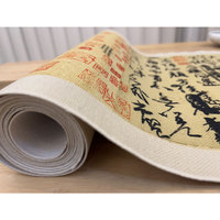 Tapis de bureau en feutre doux de qualité supérieure pour la calligraphie, le dessin, les fournitures de peinture, tapis de protection de bureau 30x45cm, imperméable, antidérapant, imprimé UV