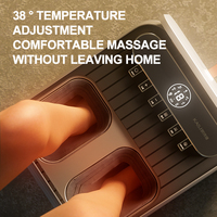 Masseur de pieds chinois à haute fréquence de luxe Massage chauffant à batterie synchronisation réglable pour le soulagement de la neuropathie de la Circulation sanguine 45W